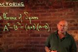 Factoring: Difference of Squares